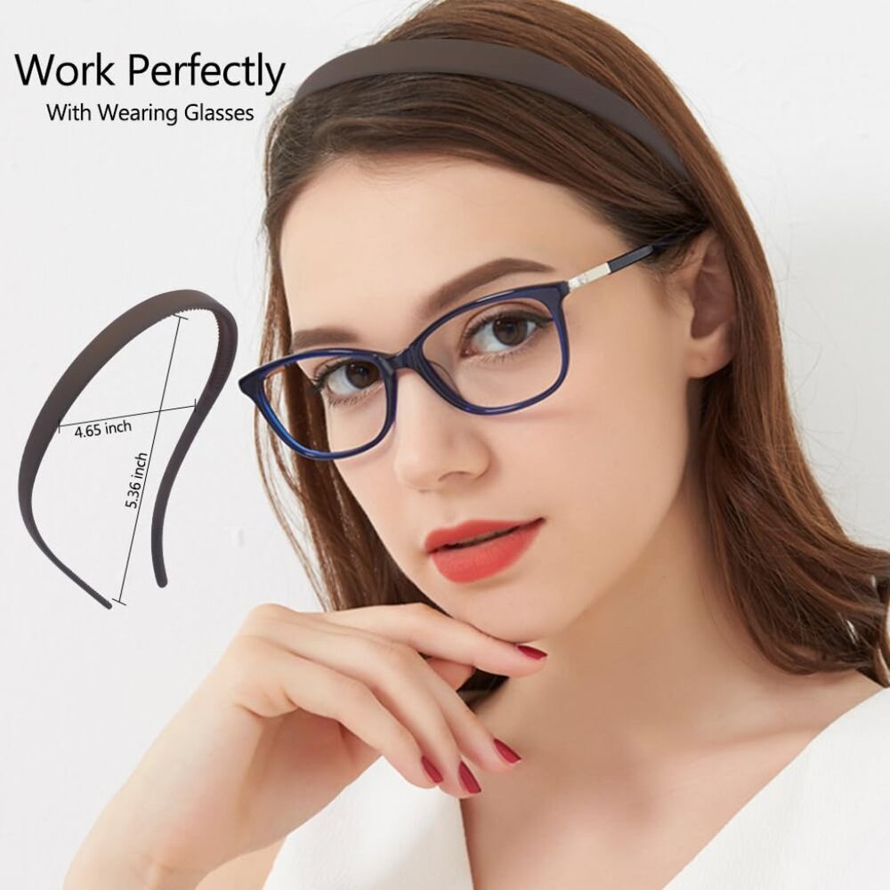 Flex No Pressure Headbands for Glasses Wearers, Sunglasses Headband No Headache - Picture 2 of 7